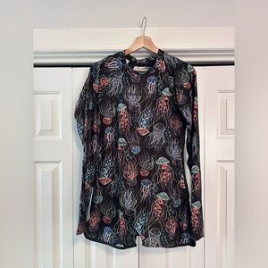 NWT TomboyX Colorful Jellyfish Print Women's Swimsuit